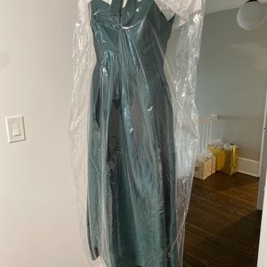 Alfred Sung High Low Bridesmaid Dress